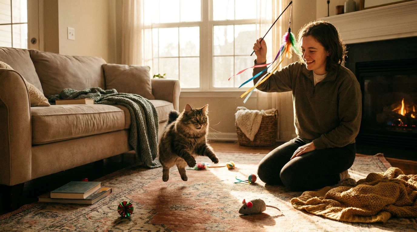Engaging Your Cat with the Wand