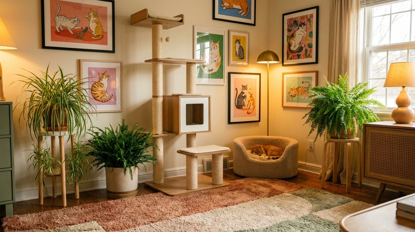 726 incorporating cat friendly decor Incorporating Cat-Friendly Décor