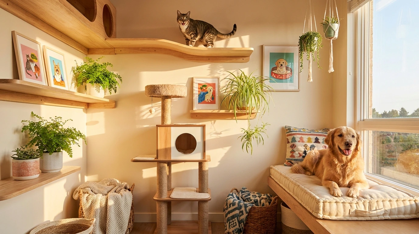 790 utilizing vertical space for pet comfort Utilizing Vertical Space for Pet Comfort