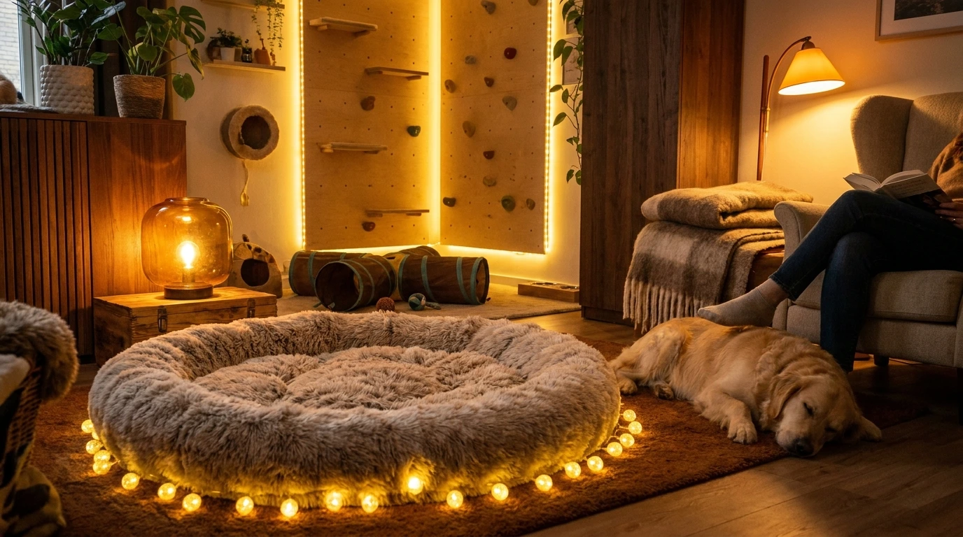 795 creating cozy pet spaces with warm lighting Creating Cozy Pet Spaces with Warm Lighting