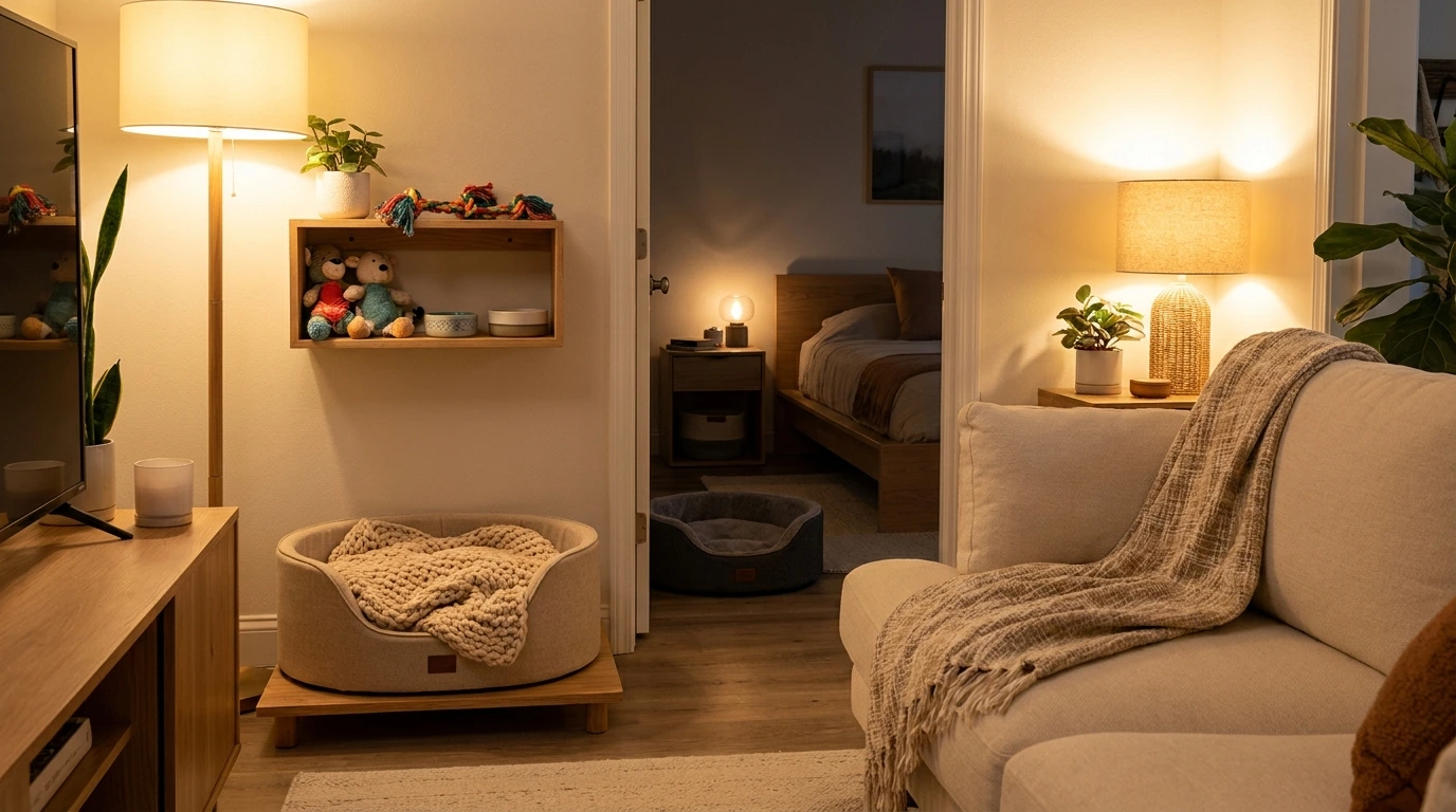 Incorporating Pet Corners in Different Rooms