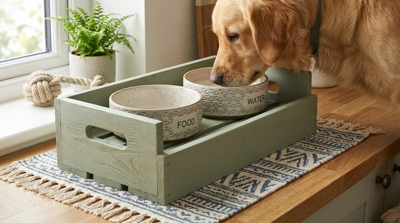 807 stylish pet food station Stylish Pet Food Station