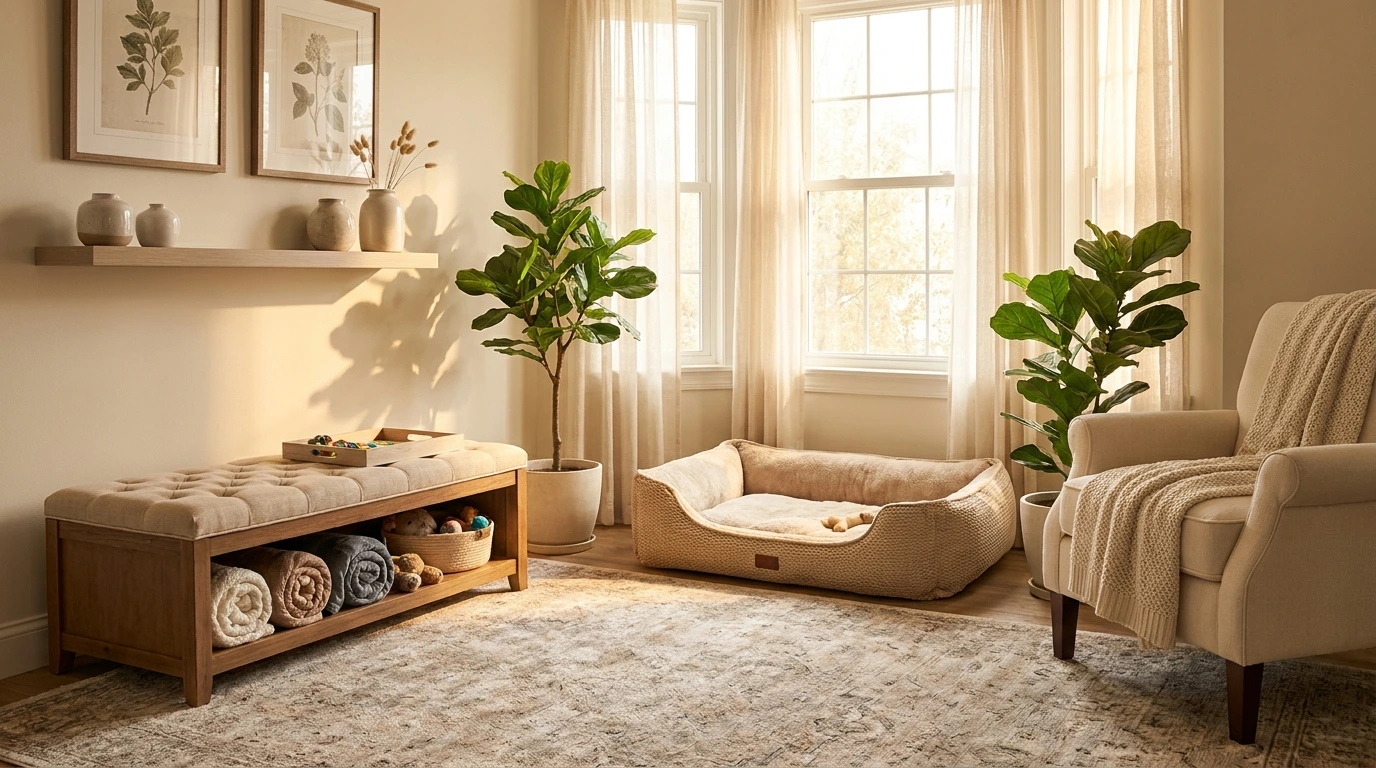 Designing a Cozy Pet Corner