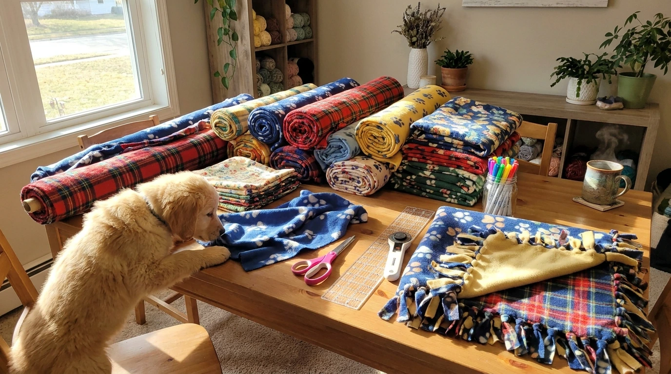 826 materials needed for your no sew pet blanket Materials Needed for Your No Sew Pet Blanket