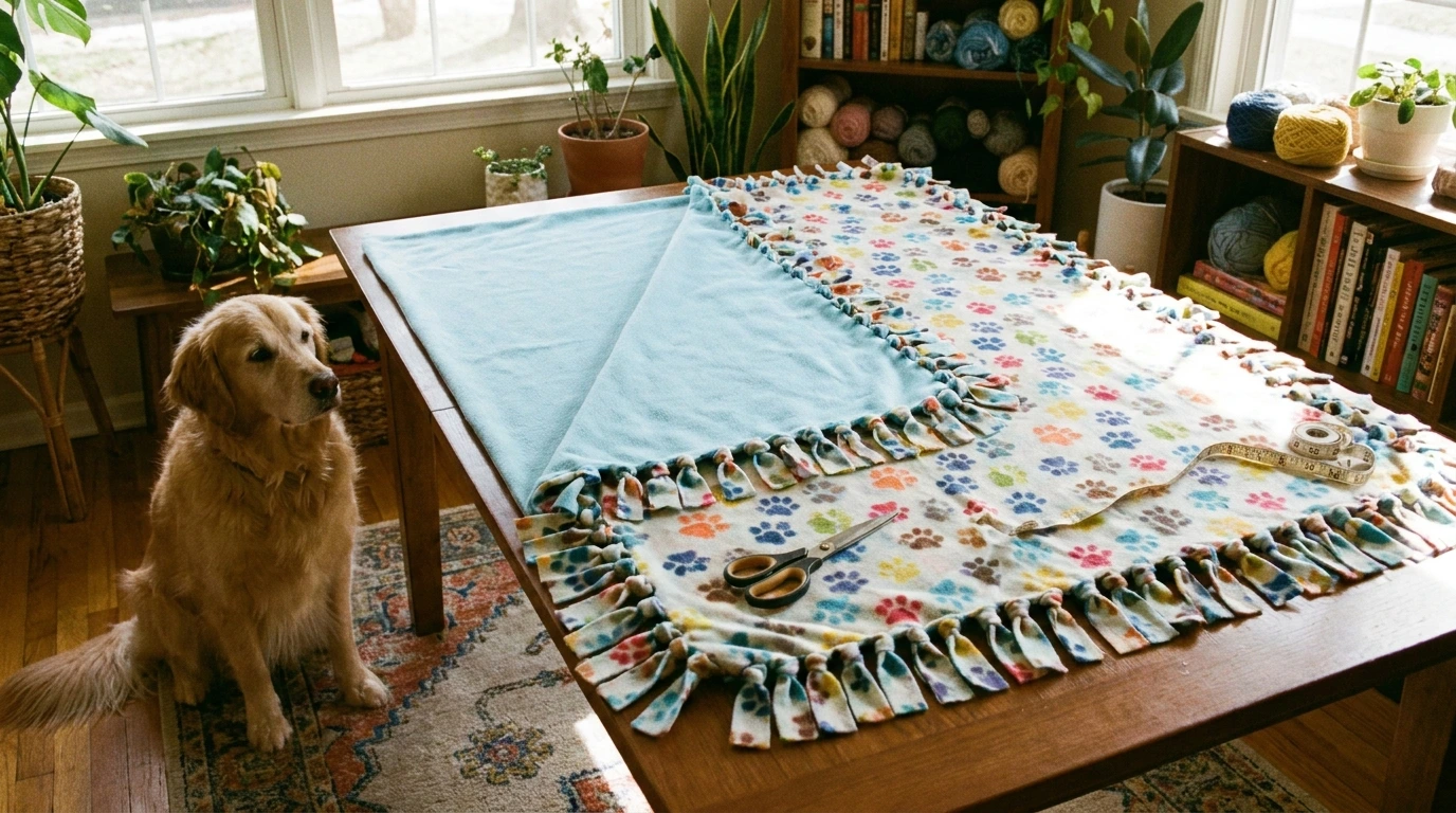 826 steps to create your no sew pet blanket Steps to Create Your No Sew Pet Blanket