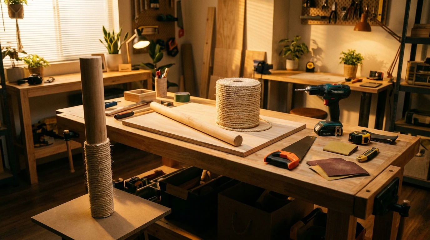 834 materials needed for your diy scratching post Materials Needed for Your DIY Scratching Post