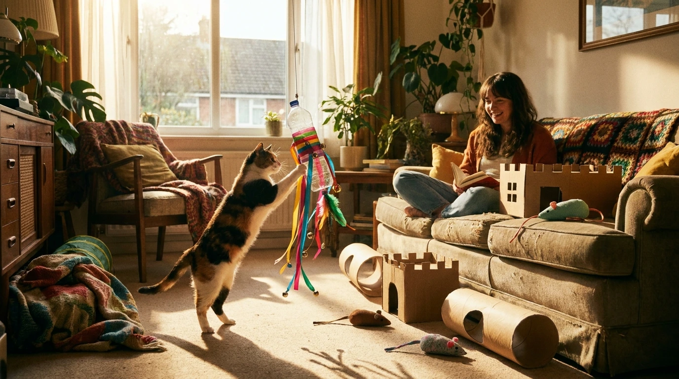 Benefits of Using Reused Bottles for Cat Toys
