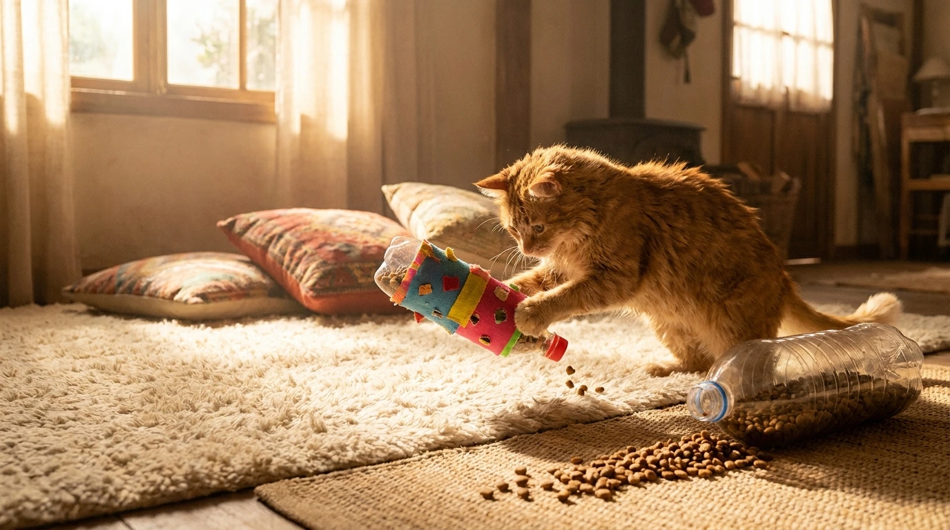 Creative Cat Toy Ideas Using Plastic Bottles