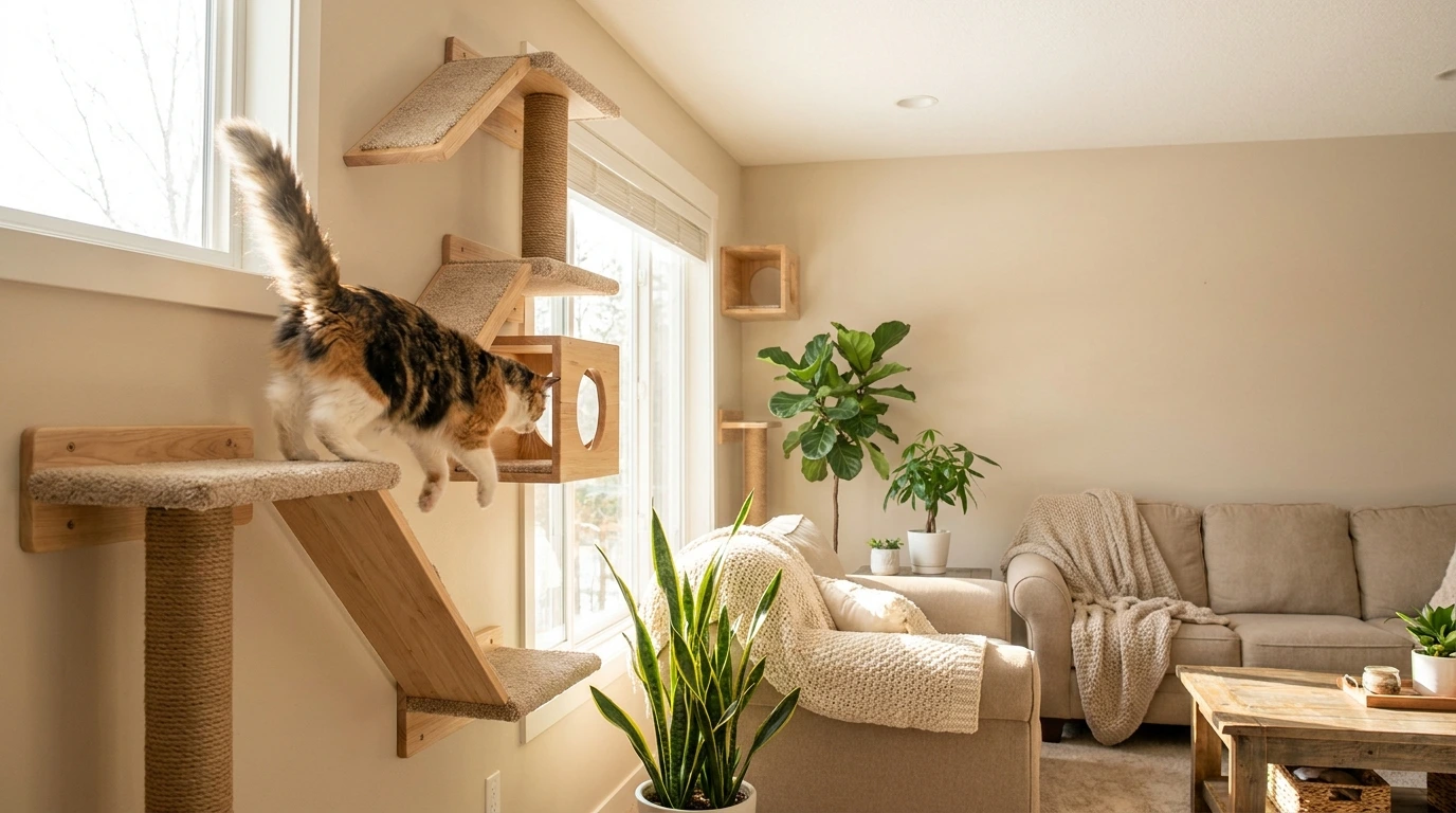 854 designing your cat climbing wall Designing Your Cat Climbing Wall