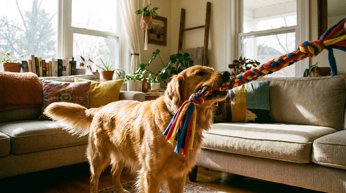 How to Make Upcycled T-Shirt Dog Toys