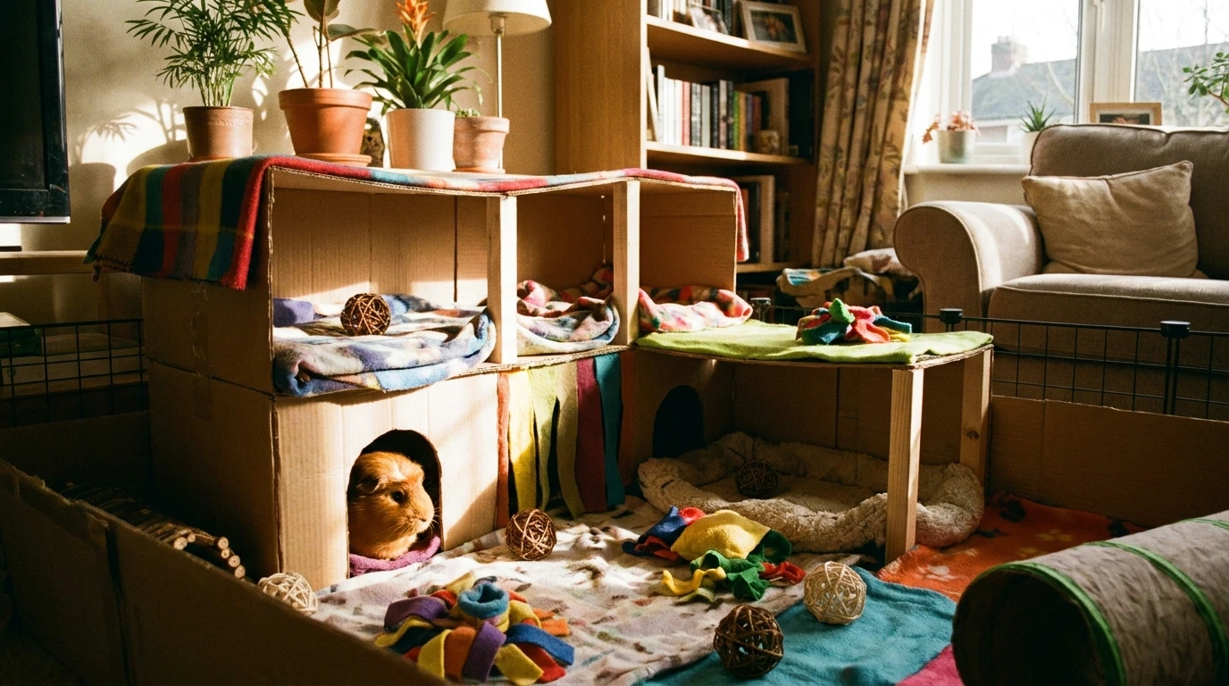 Benefits of DIY Hideouts for Guinea Pigs