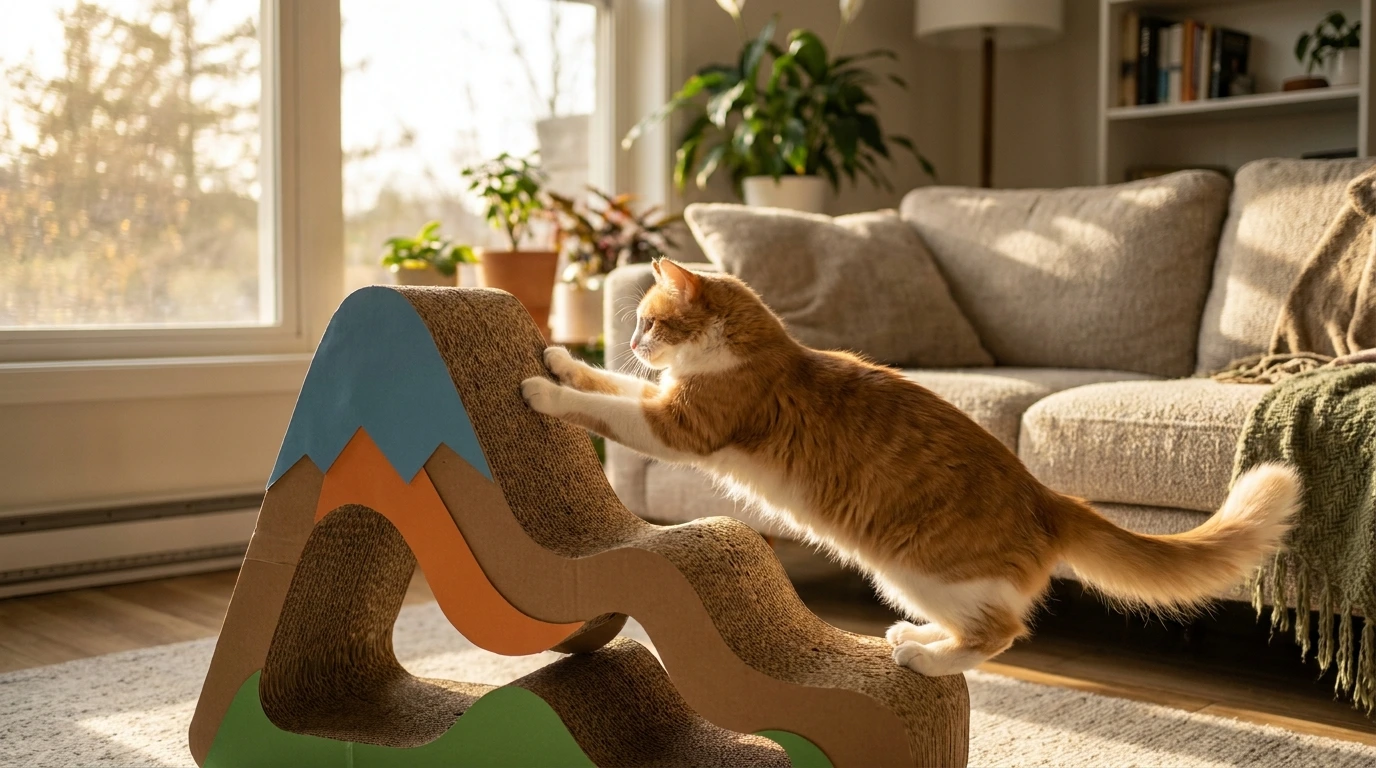 Benefits of a Cardboard Cat Scratcher