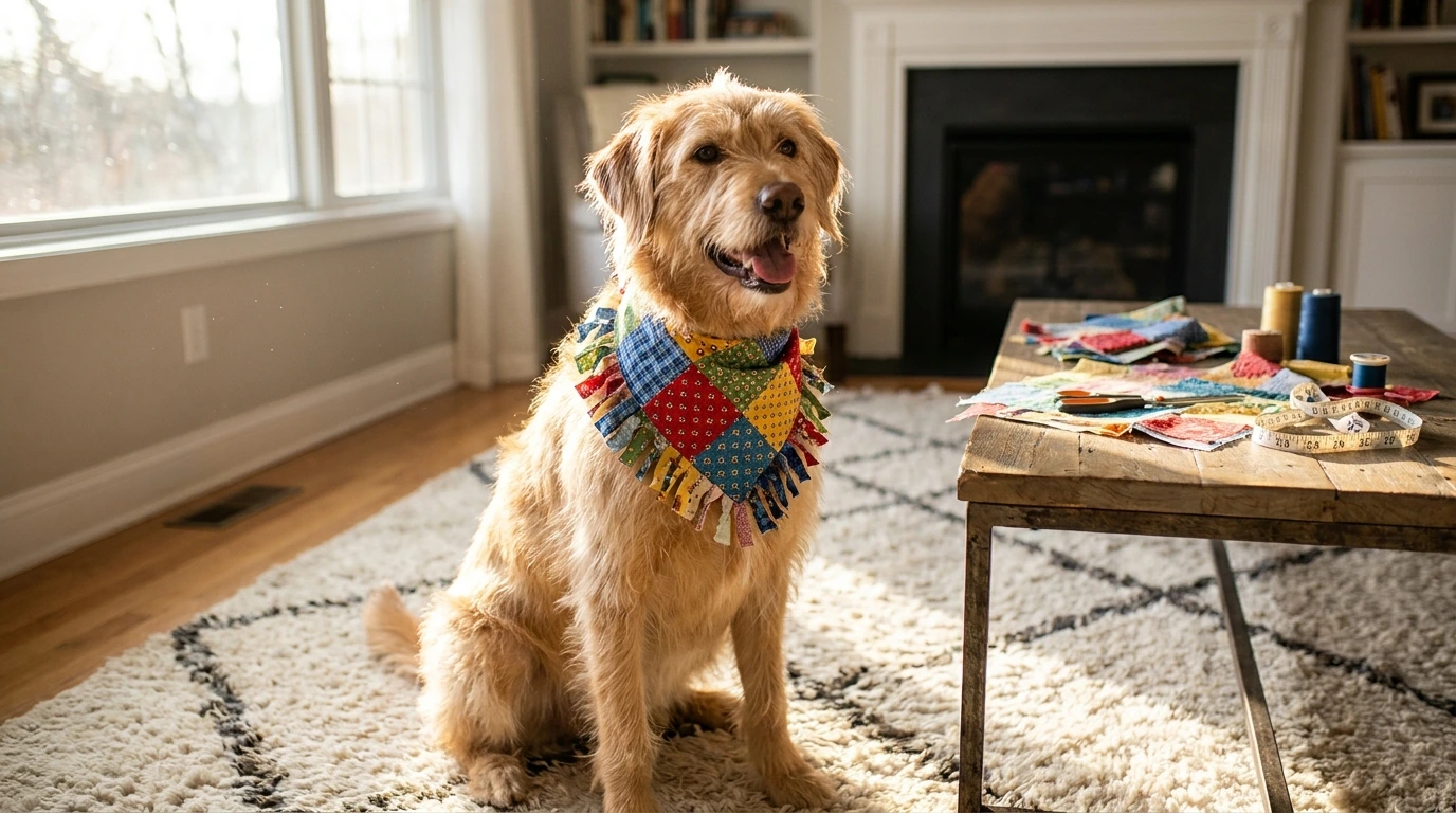 Steps to Create a No-Sew Dog Bandana