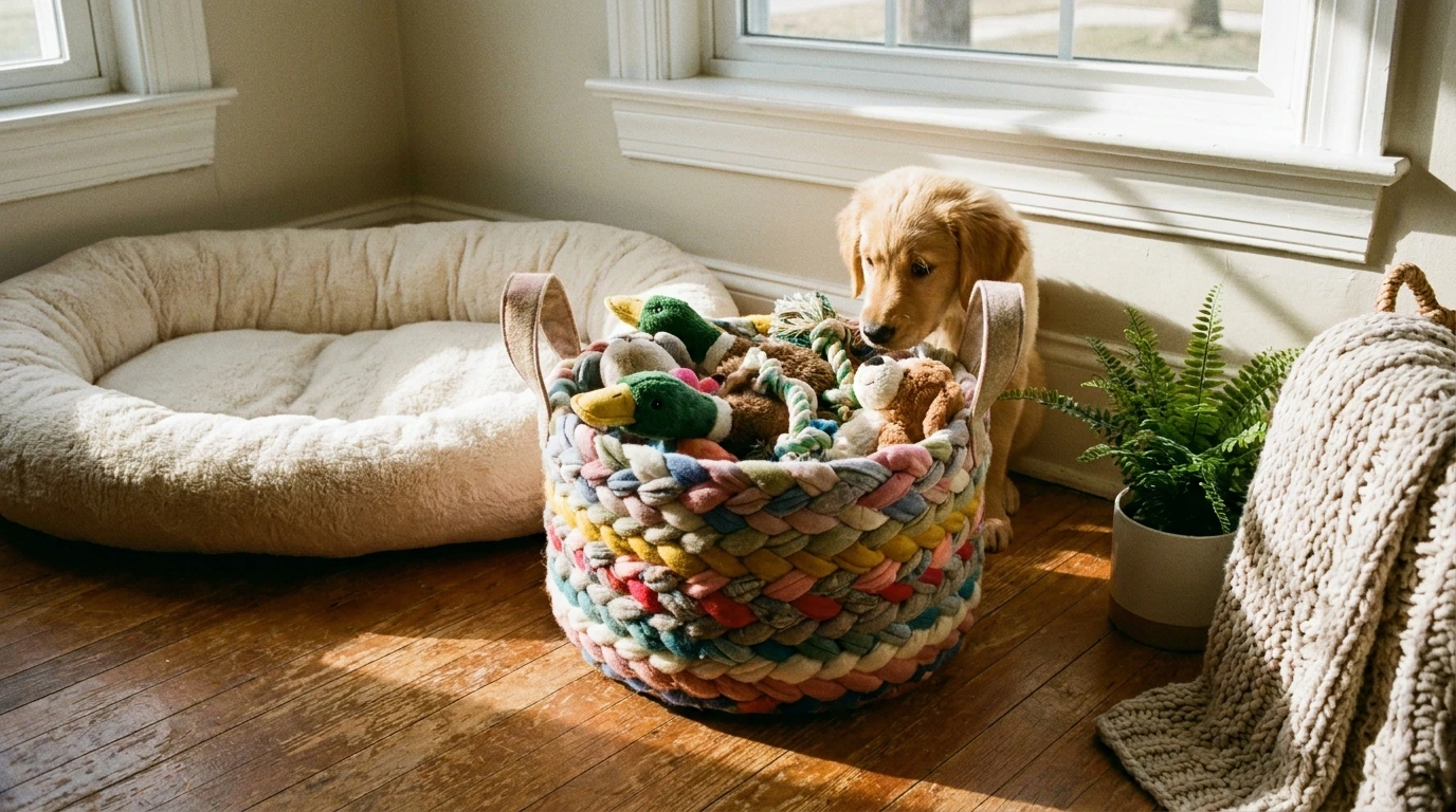 Steps to Create Your DIY Dog Toy Basket