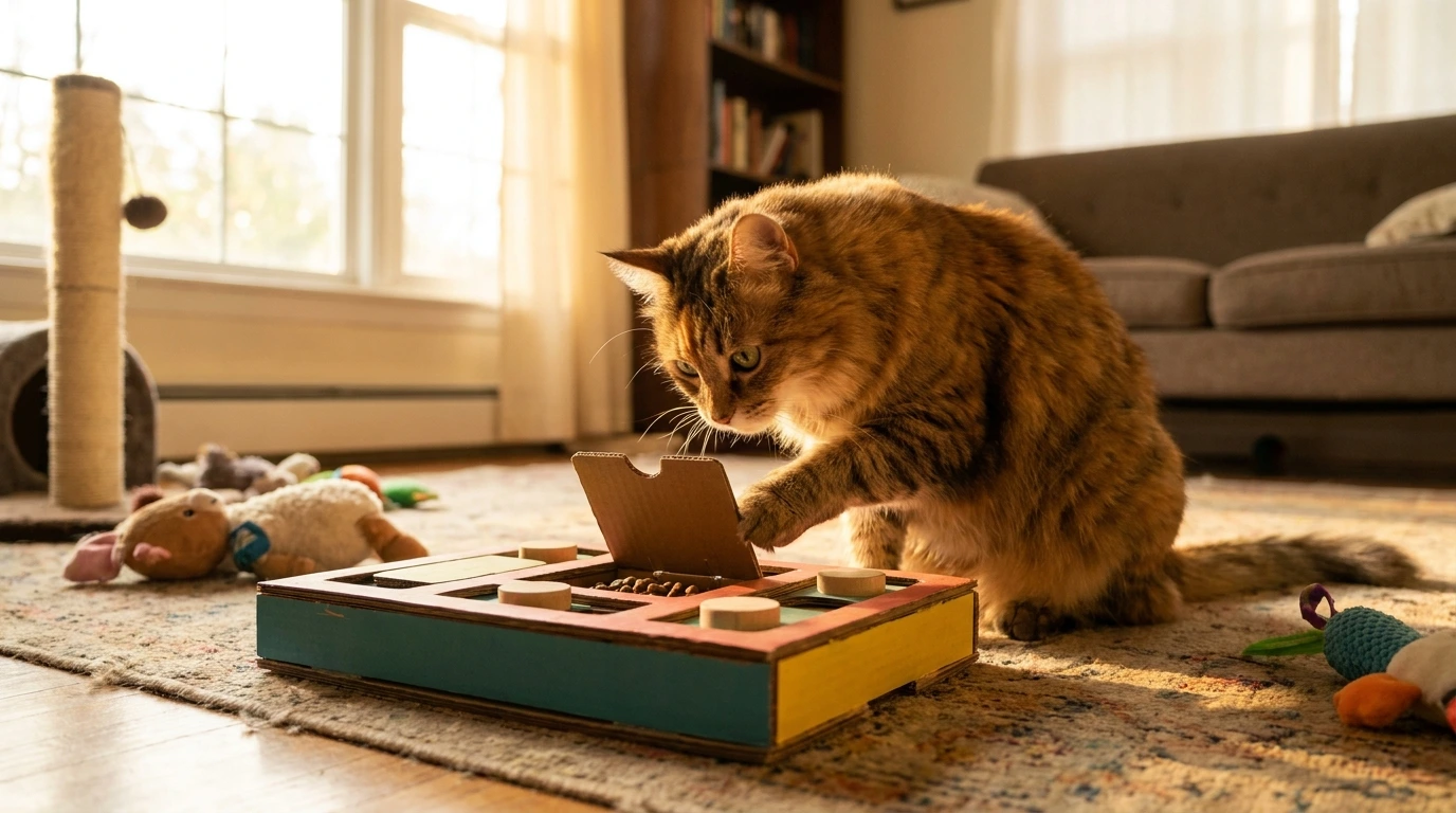 Benefits of Using a DIY Cat Puzzle Feeder
