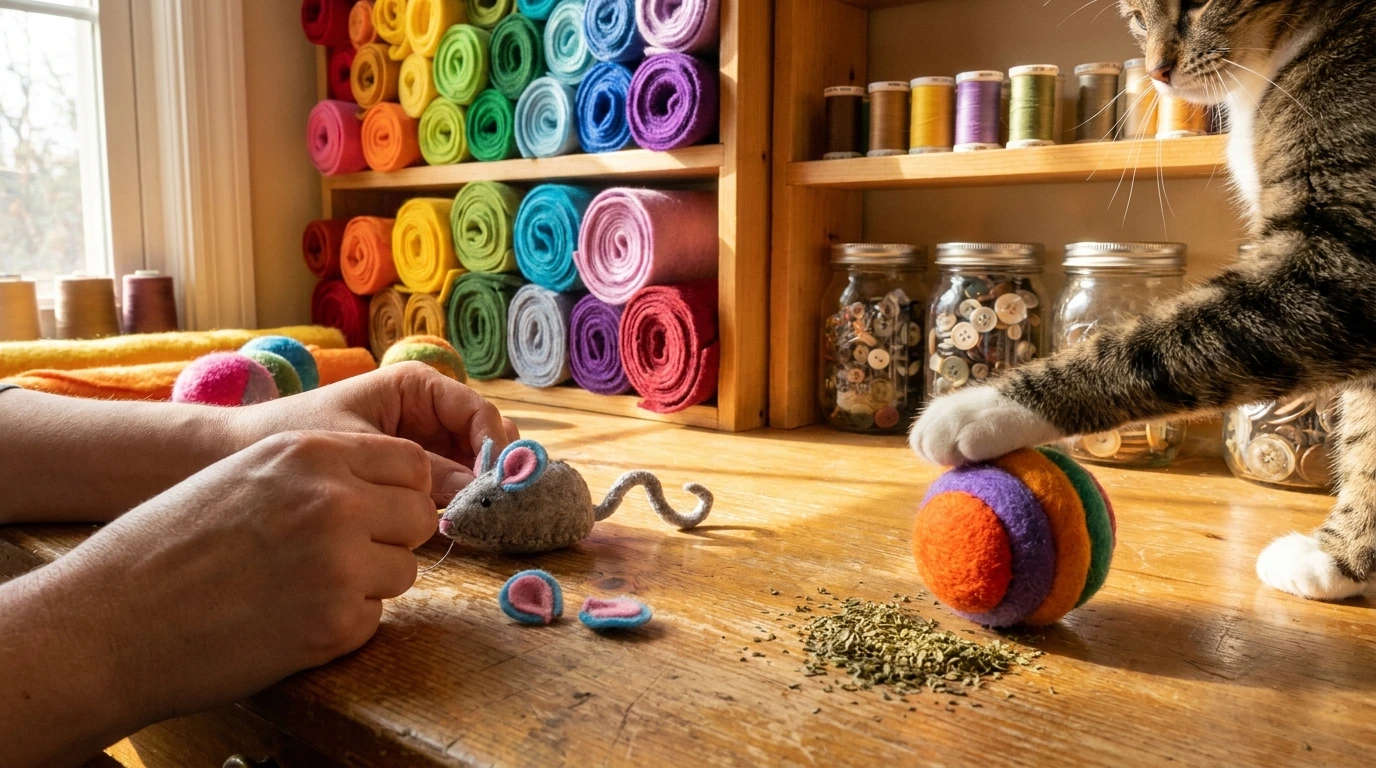 Step-by-Step Guide to Making Felt Cat Toys