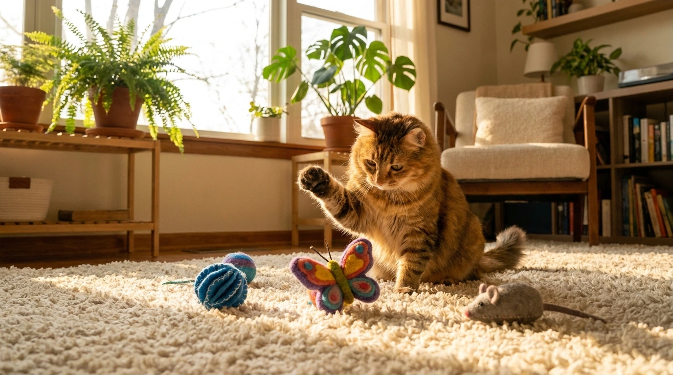Why Choose Felt for Cat Toys?
