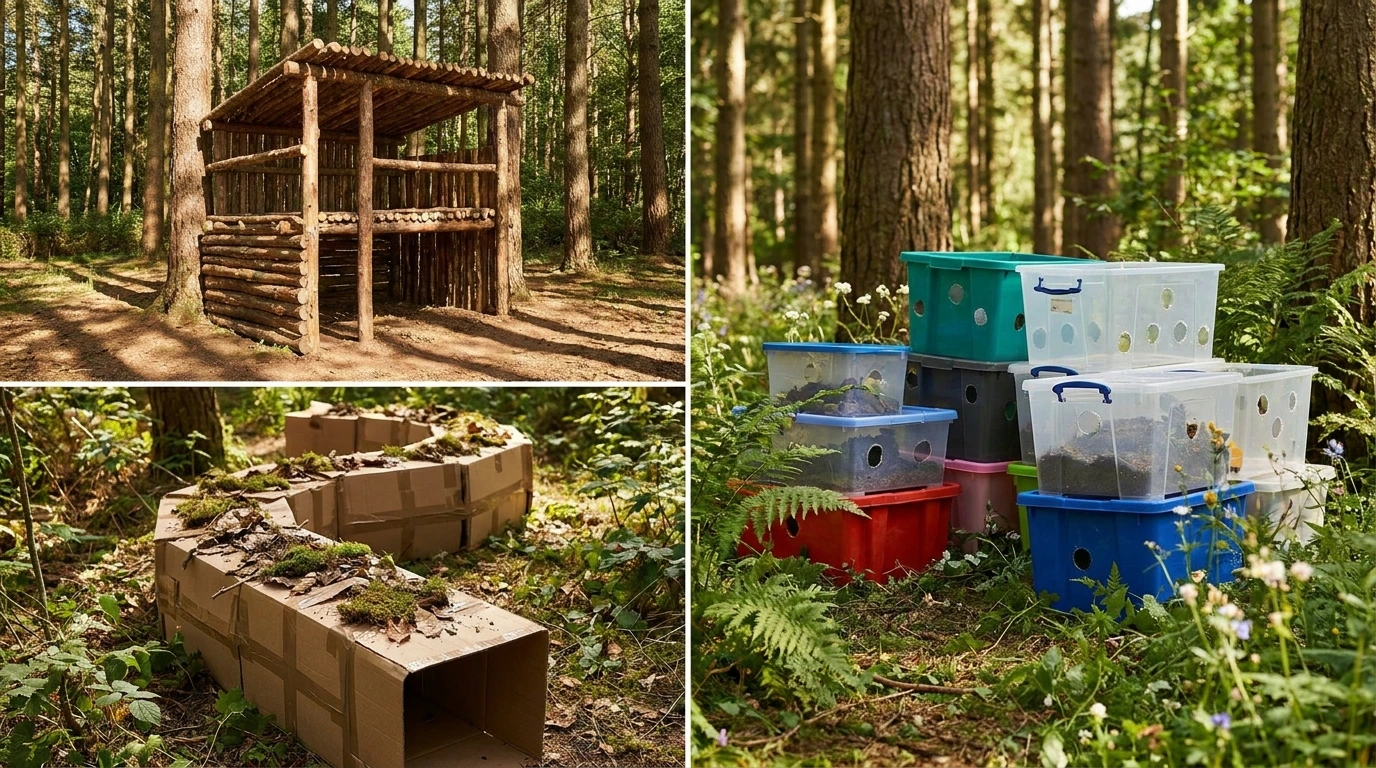 885 materials for building a hideout Materials for Building a Hideout