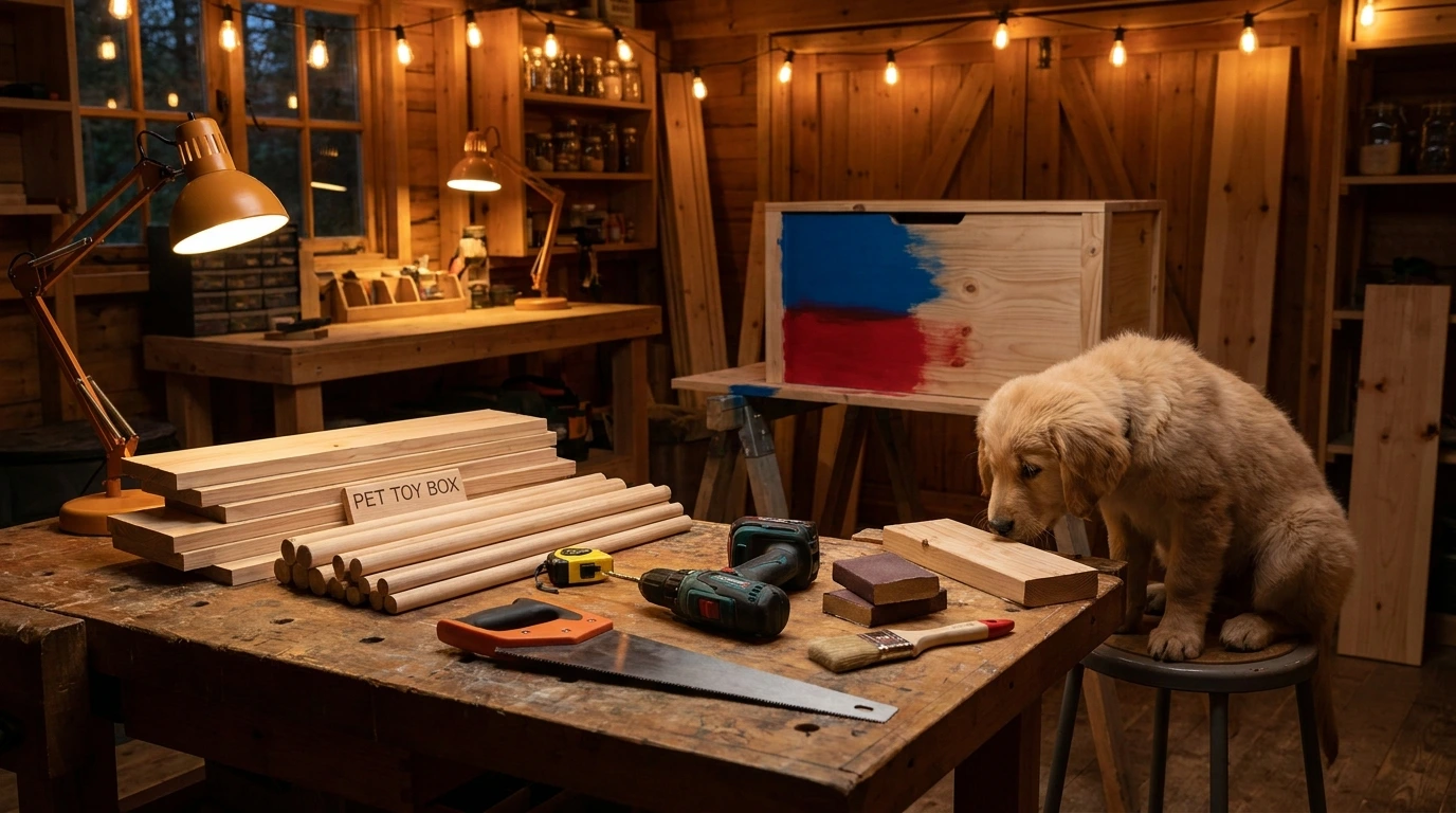 Step-by-Step Instructions to Build Your Pet Toy Box