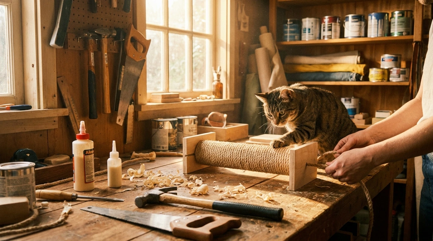 898 step by step guide to making a cat scratcher Step-by-Step Guide to Making a Cat Scratcher
