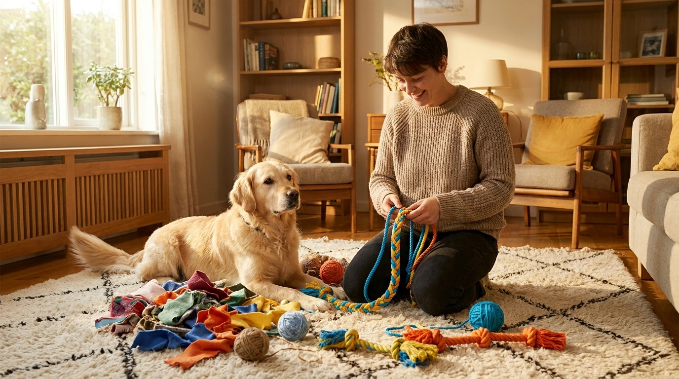 Benefits of DIY Dog Chew Ropes