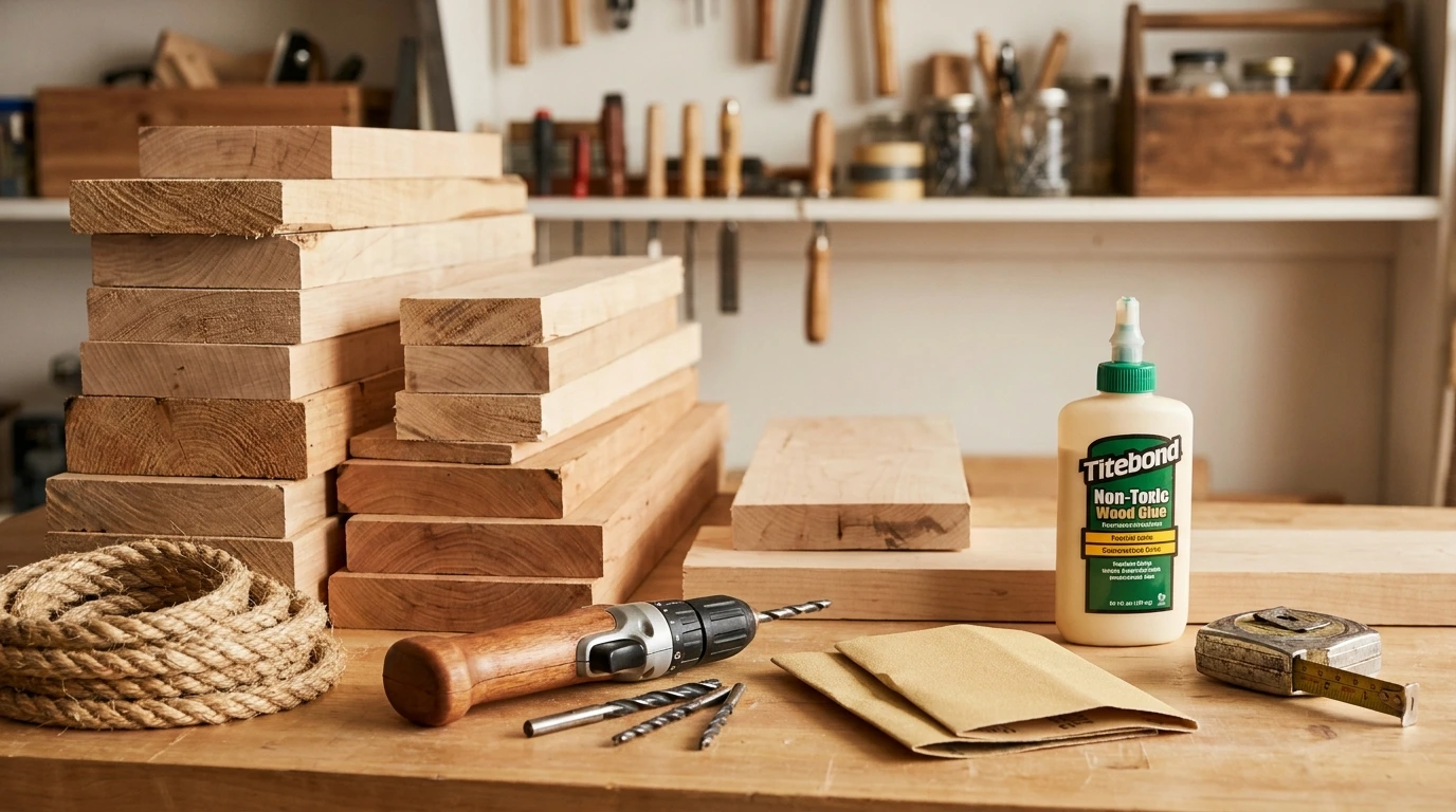 Materials Needed for Your DIY Ladder