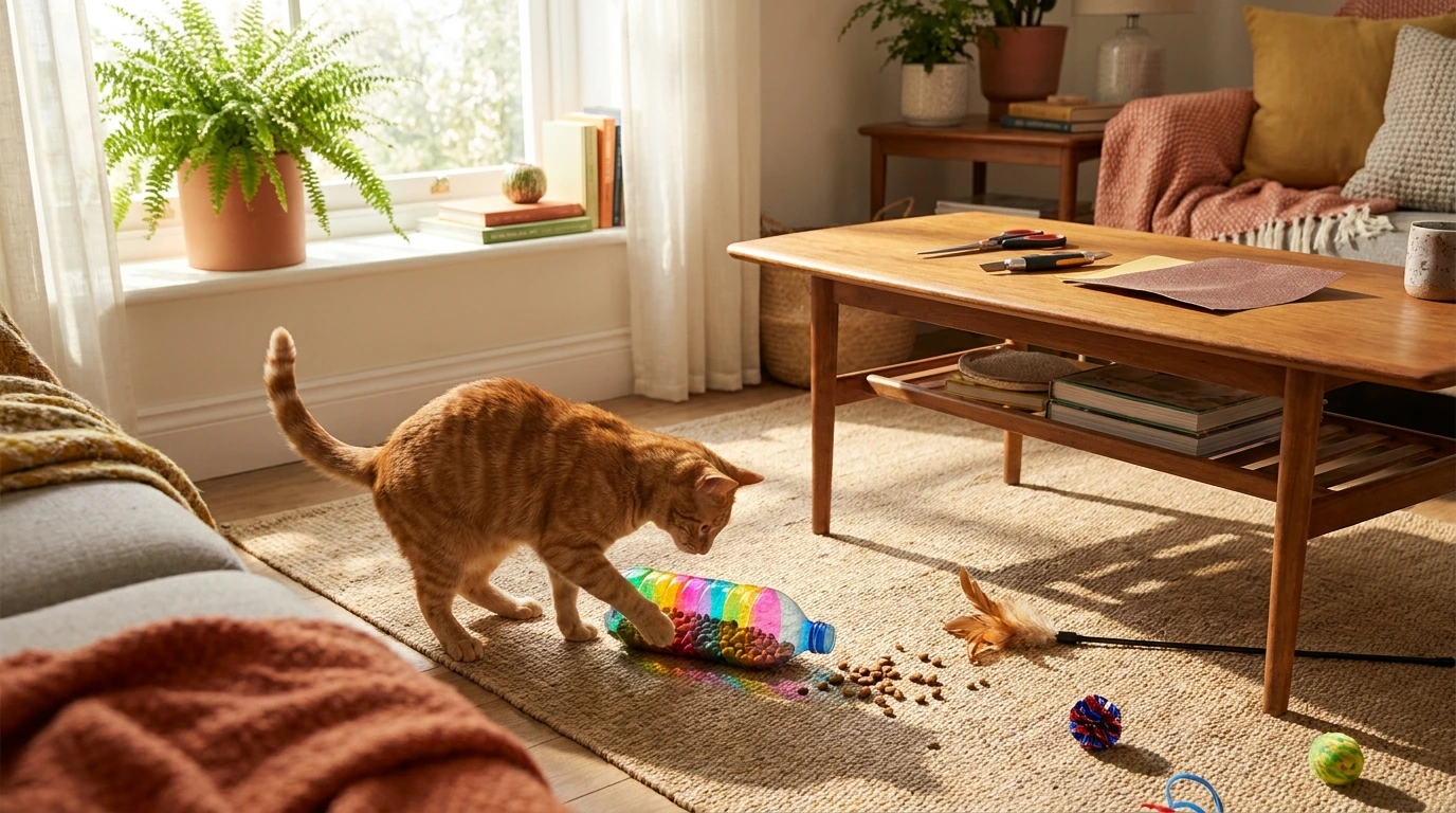 Materials Needed to Create a Cat Treat Ball