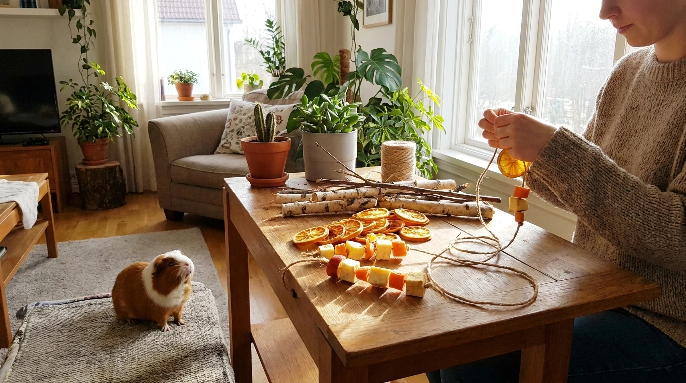 920 steps to create your diy small pet chew garland Steps to Create Your DIY Small Pet Chew Garland