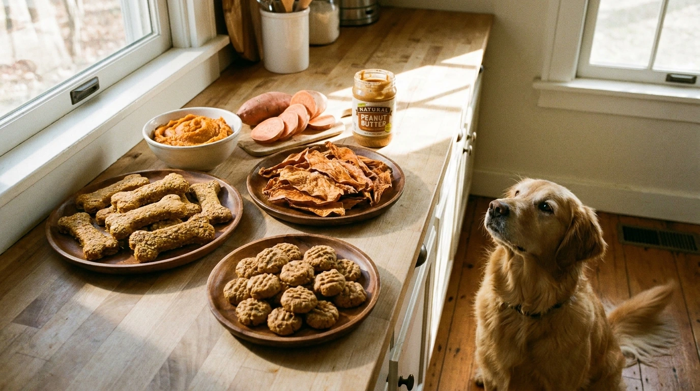 Homemade Low-Fat Dog Treat Recipes