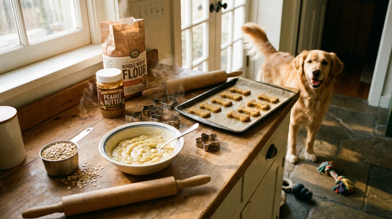 954 how to make banana oat dog treats How to Make Banana Oat Dog Treats