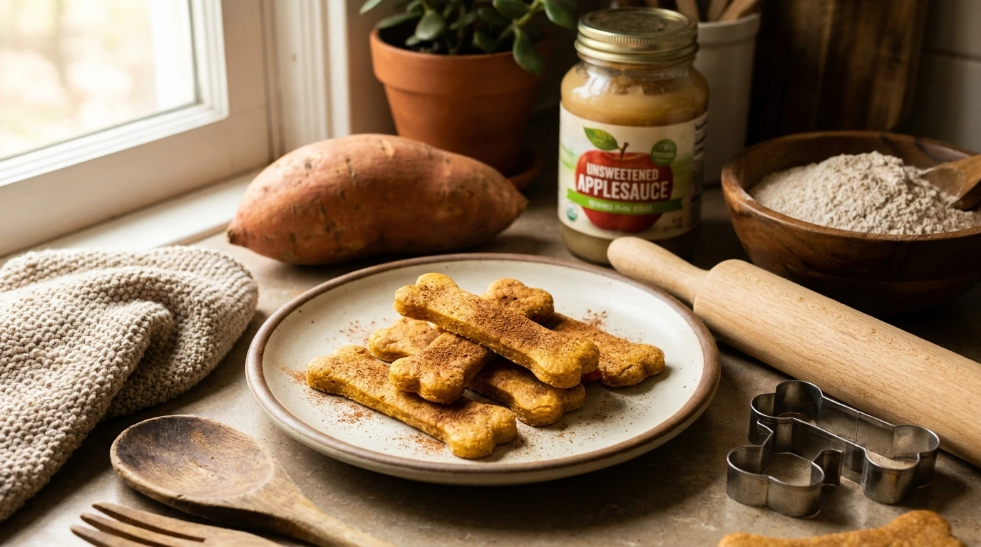 Sweet Potato and Apple Chews