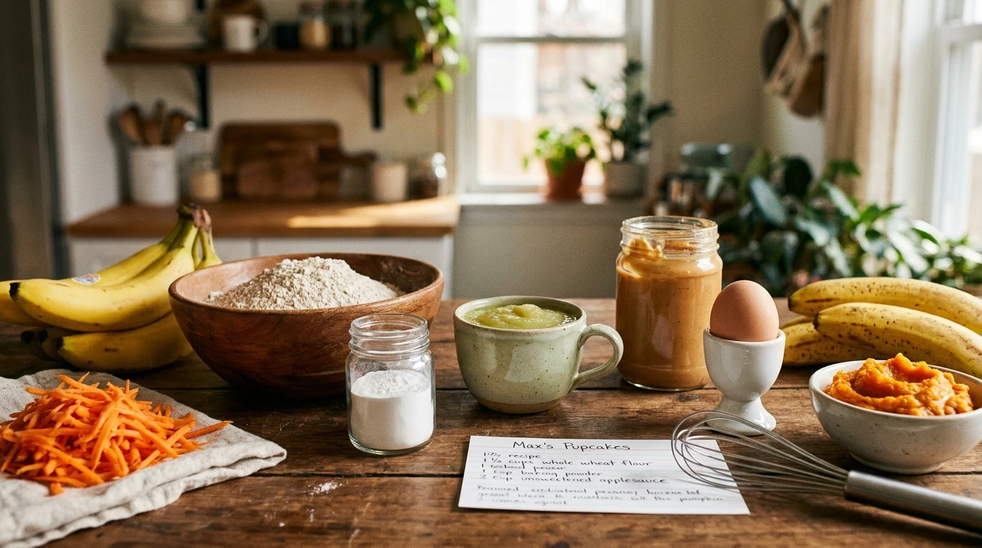 Ingredients for a Healthy Dog Birthday Cake
