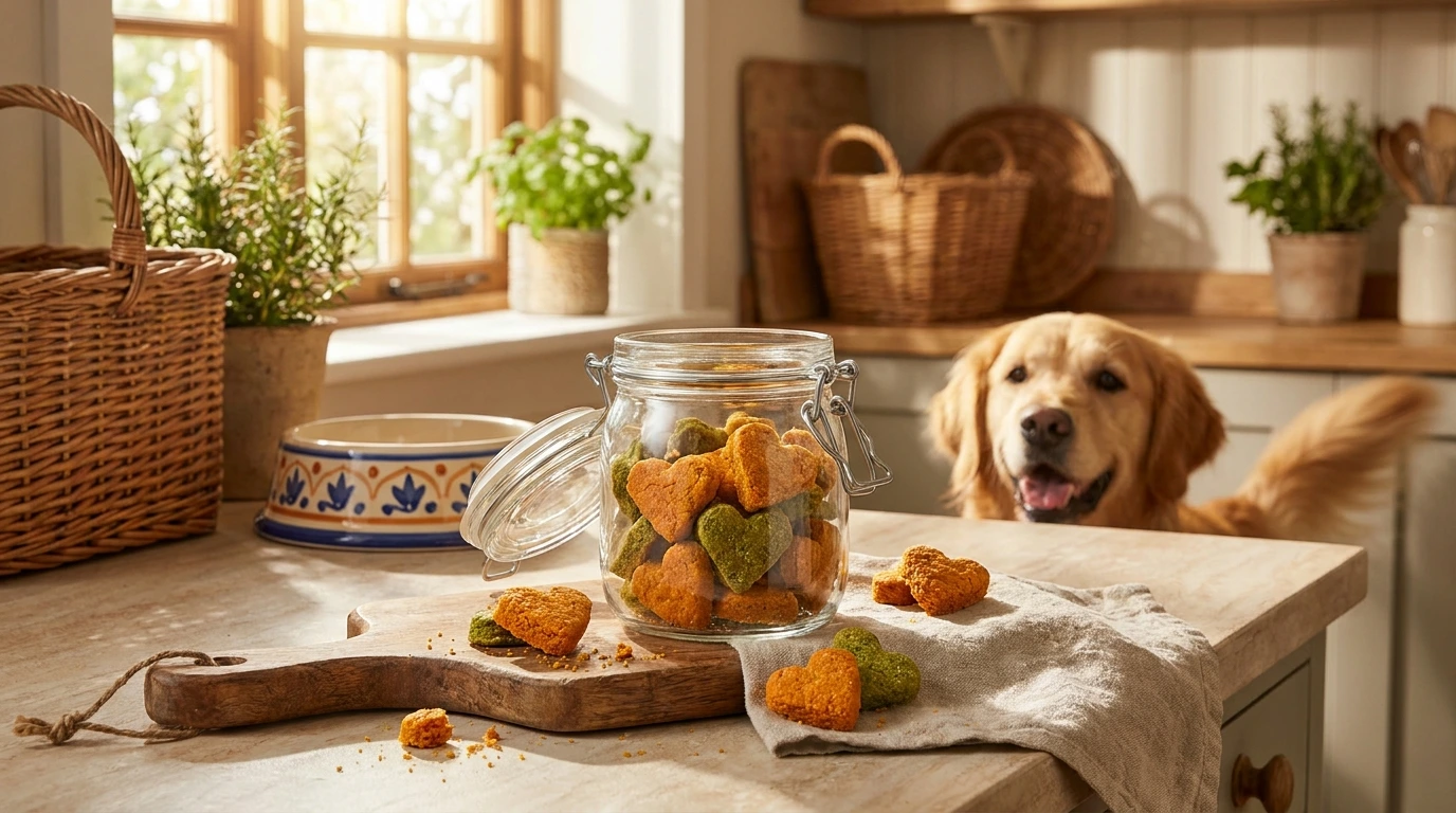 Storing and Serving Apple Carrot Dog Treats